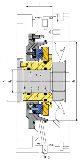 144 CobaSeal Mechanical Seals for Pumps Pusher Seals