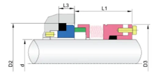 WG 688 Metal Bellow Mechanical Seals for Pumps