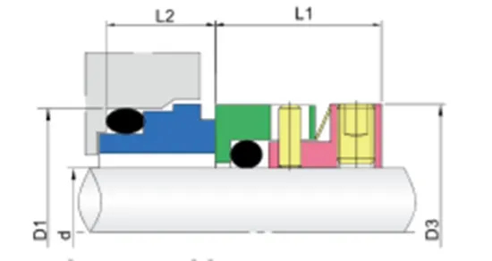 WG68E Wave Spring Mechanical Seals for Pumps