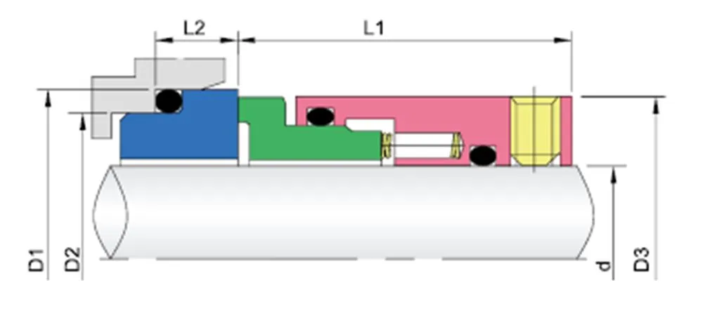 WG491 Multi Spring Mechanical Seals for Pumps