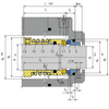 34 H3B Mechanical Seals for Pumps Pusher Seals