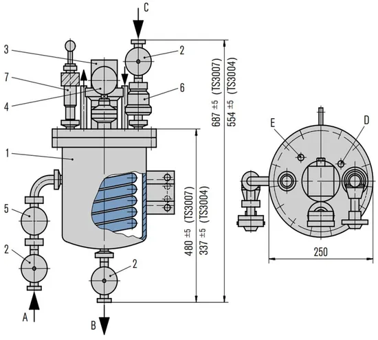 198 TS3000 Mechanical Seals for Pumps Pusher Seals