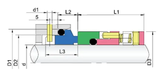 WGRO-B Multi Spring Mechanical Seals for Pumps