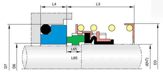 76TS PB06 Elastomer Bellow Mechanical Seals for Pumps