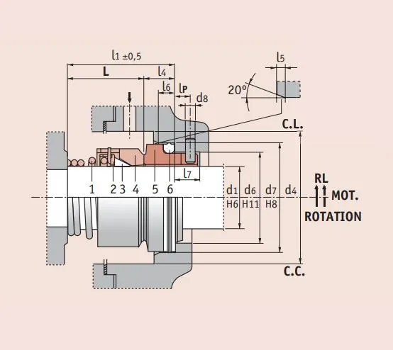 Roten 4 Mechinacal Seals for All Pumps