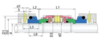 WG M74D Wave Spring Mechanical Seals for Pumps