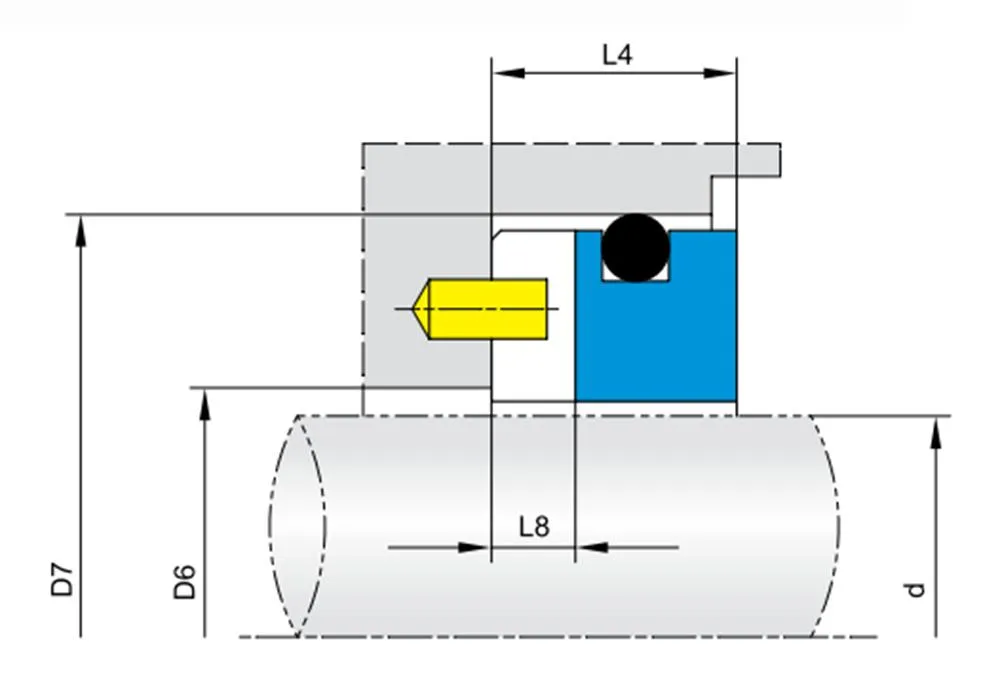 34TS C20 Mechanical Seals Seat Series for Pumps