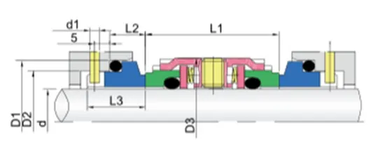 WG M74A Wave Spring Mechanical Seals for Pumps