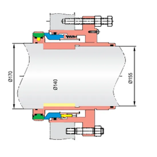 122TS PT07-2 Mechanical Seals for FGD