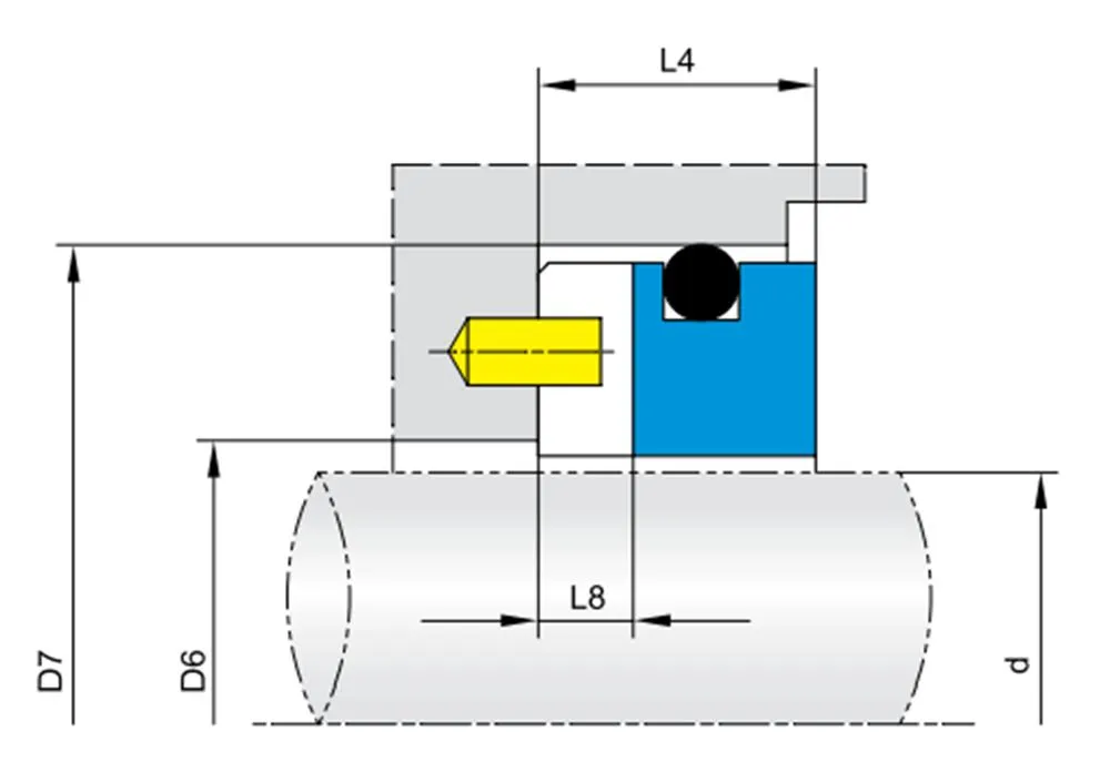 35TS C21 Mechanical Seals Seat Series for Pumps