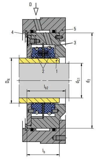 140 CSR Mechanical Seals for Pumps Pusher Seals