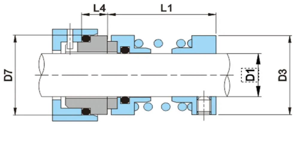 Type 1527 O-Ring Seal Type Mechanical Seal for Water Pump Parts
