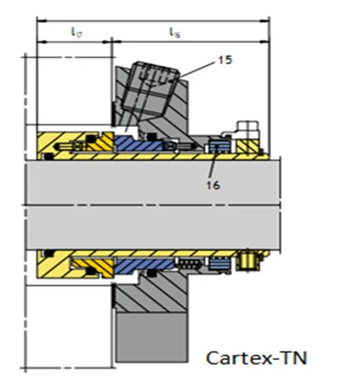 40-Cartex Single seals Mechanical Seals for Pumps Pusher Seals