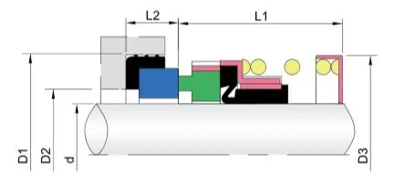 WG24 Elastomer Bellow Mechanical Seals for Pumps