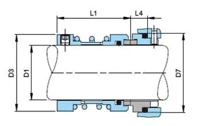 Single Spring Mechanical Seals TS250