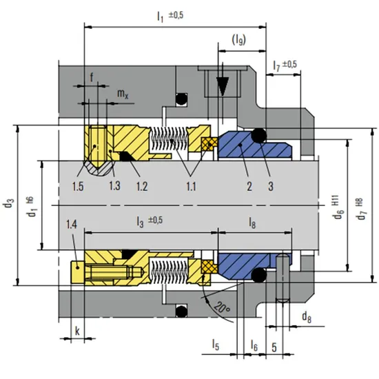 74 MFLWT Mechanical Seals for Pumps Pusher Seals