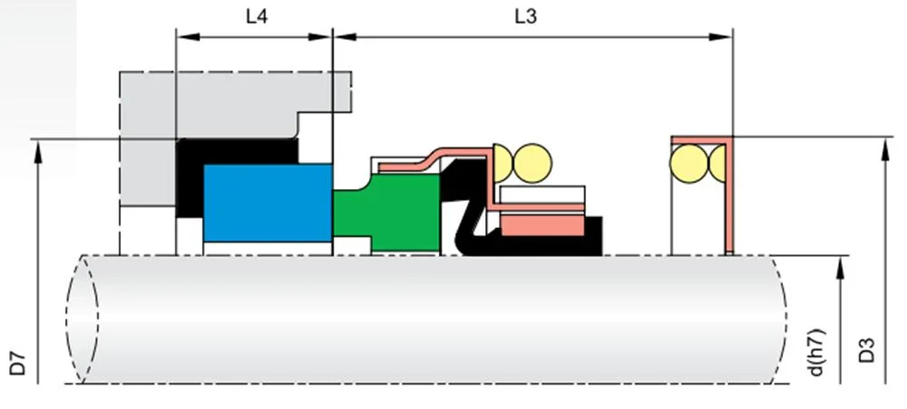 85TS PB17 Elastomer Bellow Mechanical Seals for Pumps