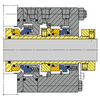 102 EM300 Mechanical Seals for Pumps Pusher Seals
