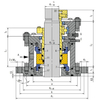 114 AGSZ Mechanical Seals for Pumps Pusher Seals