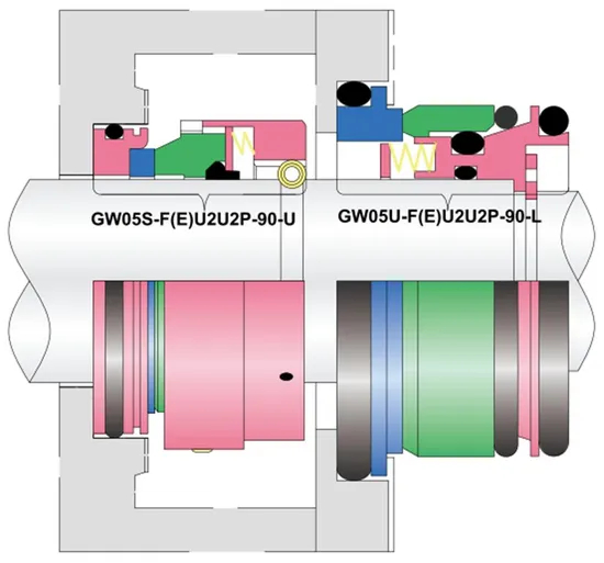 WG 05SU-F(E) Flygt Pump Mechanical Seals for Pumps