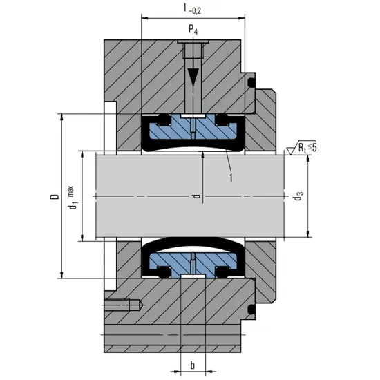 129 STD1 Mechanical Seals for Pumps Pusher Seals