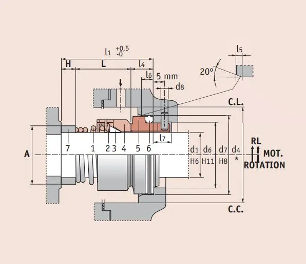 Uniten 4 Mechanical Seals for All Pumps