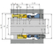 80 YE400 Mechanical Seals for Pumps Pusher Seals