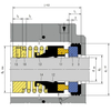 64 EA100 Mechanical Seals for Pumps Pusher Seals