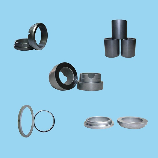 China Factory RBSIC SSIC Silicon Carbide Seal Ring Silicon Carbide Bushing Sleeve Silicon Carbide Plate SIC Seal Ring