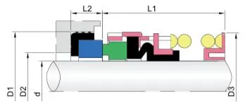 WG 1 Elastomer Bellow Mechanical Seals for Pumps
