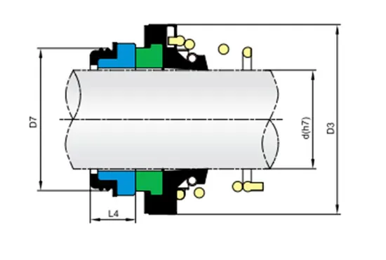 116TS PS02 Mechanical Seals for Sanitary Pumps