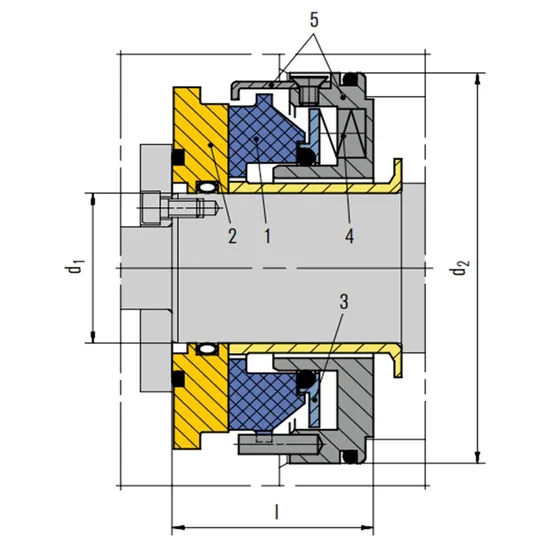 134 MDGS Mechanical Seals for Pumps Pusher Seals