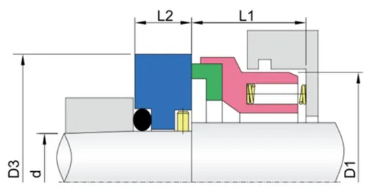 WG T50 OEM Mechanical Seals for Pumps
