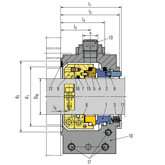 96 Splitex Mechanical Seals for Pumps Pusher Seals