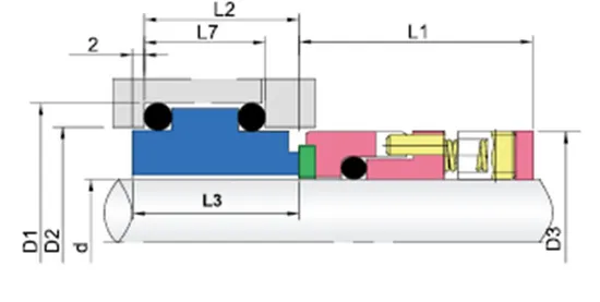 WGRO-A Multi Spring Mechanical Seals for Pumps