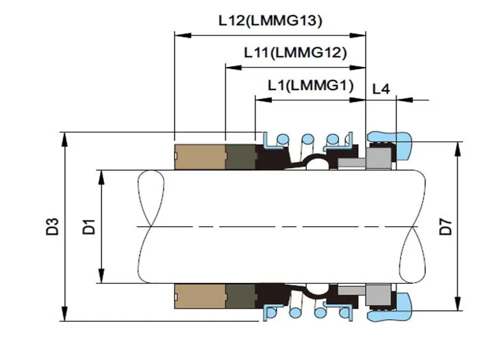Bergmann MG1 Mechanical Pump Seals for All Kind of Pump