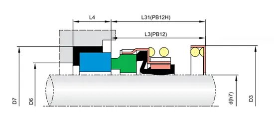 82TS PB12H Elastomer Bellow Mechanical Seals for Pumps