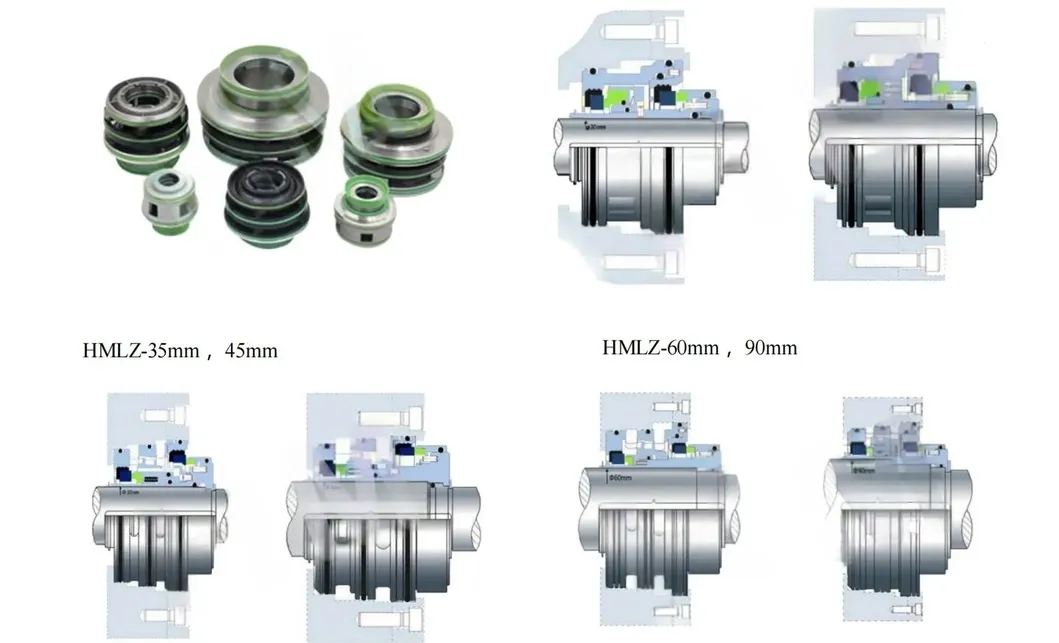 Standard Mechanical Seal LZ Series Suit for Water Pump Cartridge Mechanical Seal FS-35mm