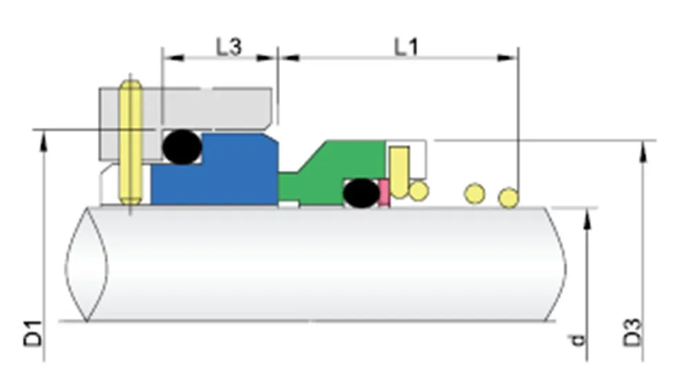 WGM2N Single Spring Mechanical Seals for Pumps