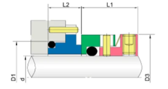 WG68B Wave Spring Mechanical Seals for Pumps