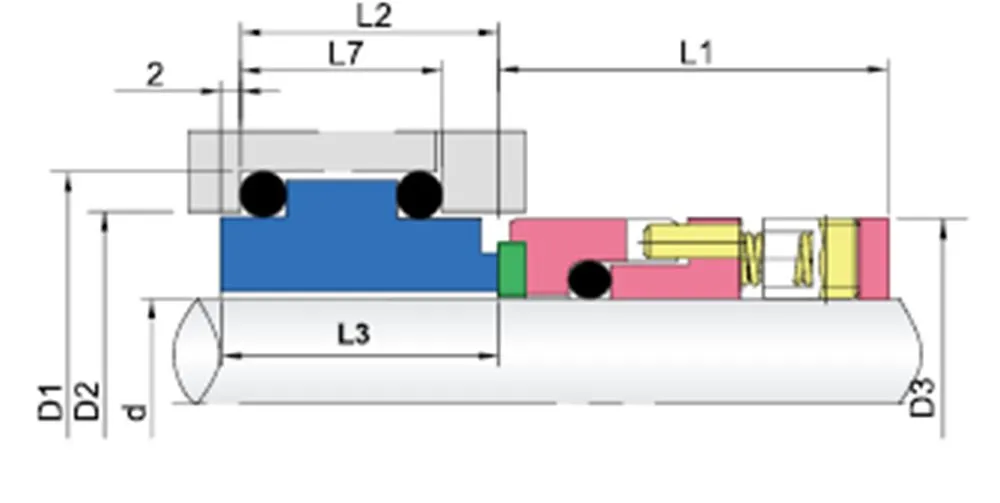 WGRO-A Multi Spring Mechanical Seals for Pumps