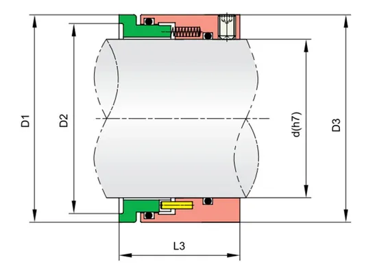 65TS PC29 O-ring Mechanical Seals for Pumps