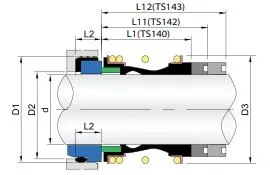 WG 12DIN Stationary Seat Series for Pumps