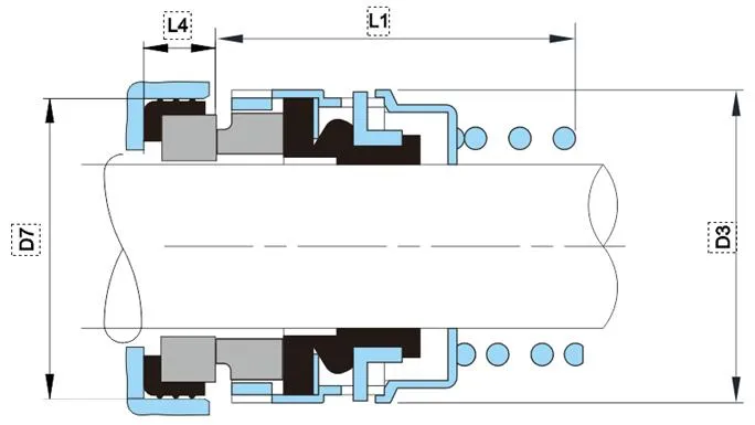 JC 1 Type Elastomer Bellow Shaft Seals for Pump