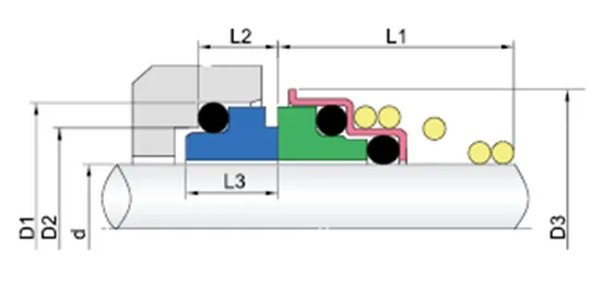WG 155A Single Spring Mechanical Seals for Pumps