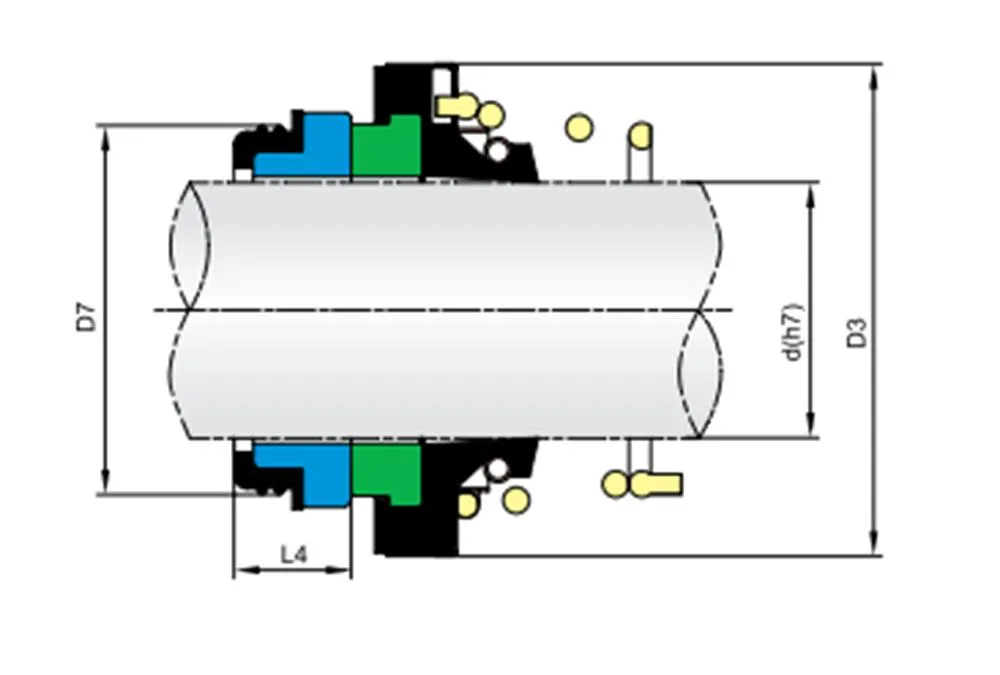116TS PS02 Mechanical Seals for Sanitary Pumps