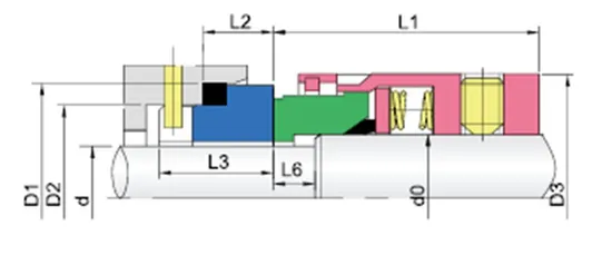 WG59B Multi Spring Mechanical Seals for Pumps