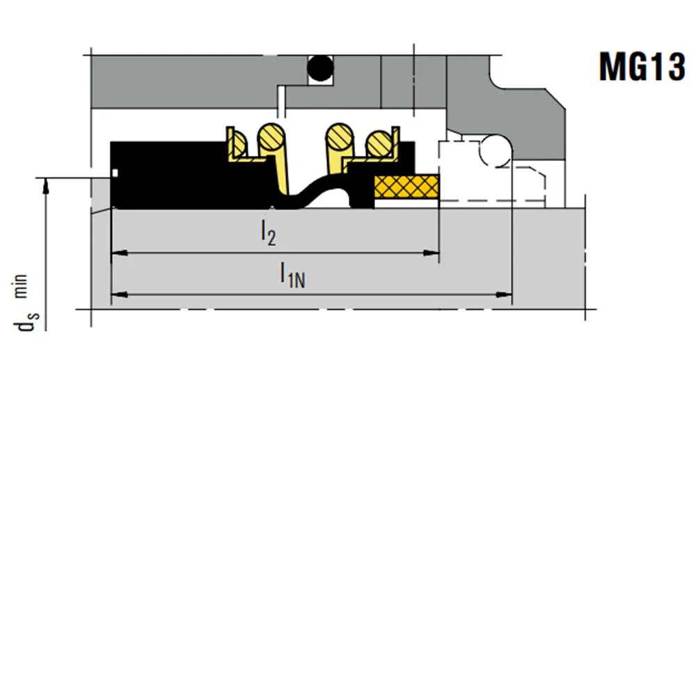 58 MG1 Mechanical Seals for Pumps Pusher Seals