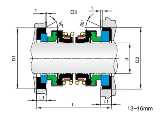 81TS PB11 Elastomer Bellow Mechanical Seals for Pumps