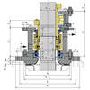 122 M461 Mechanical Seals for Pumps Pusher Seals